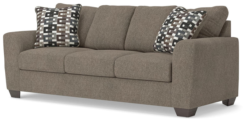 Triston-Peaks Suede Sofa - 3020438