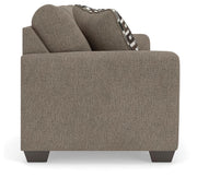 Triston-Peaks Suede Sofa - 3020438