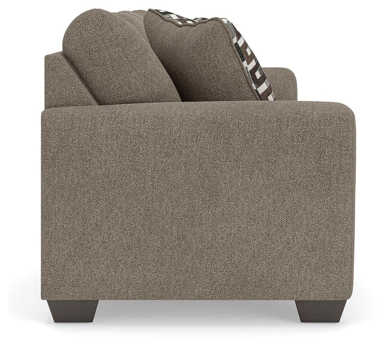 Triston-Peaks Suede Sofa - 3020438