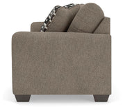 Triston-Peaks Suede Sofa - 3020438