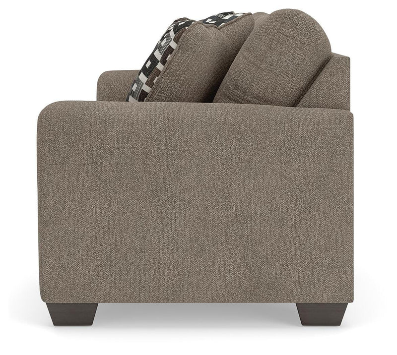 Triston-Peaks Suede Sofa - 3020438