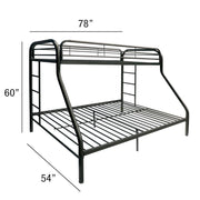 Tritan Twin/Full Bunk Bed - 02053BK
