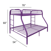 Tritan Twin/Full Bunk Bed - 02053PU