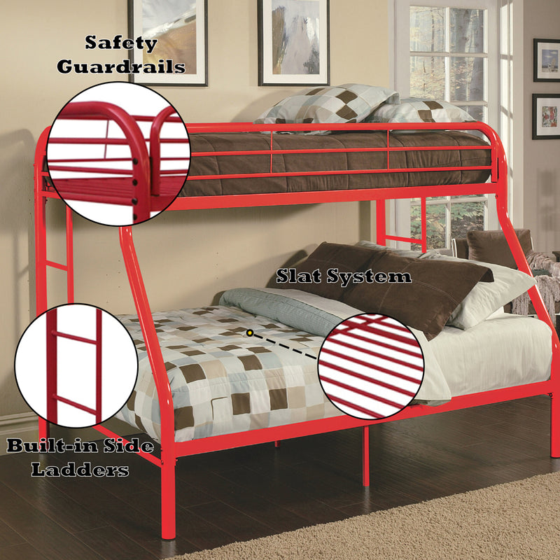 Tritan Twin/Full Bunk Bed - 02053RD