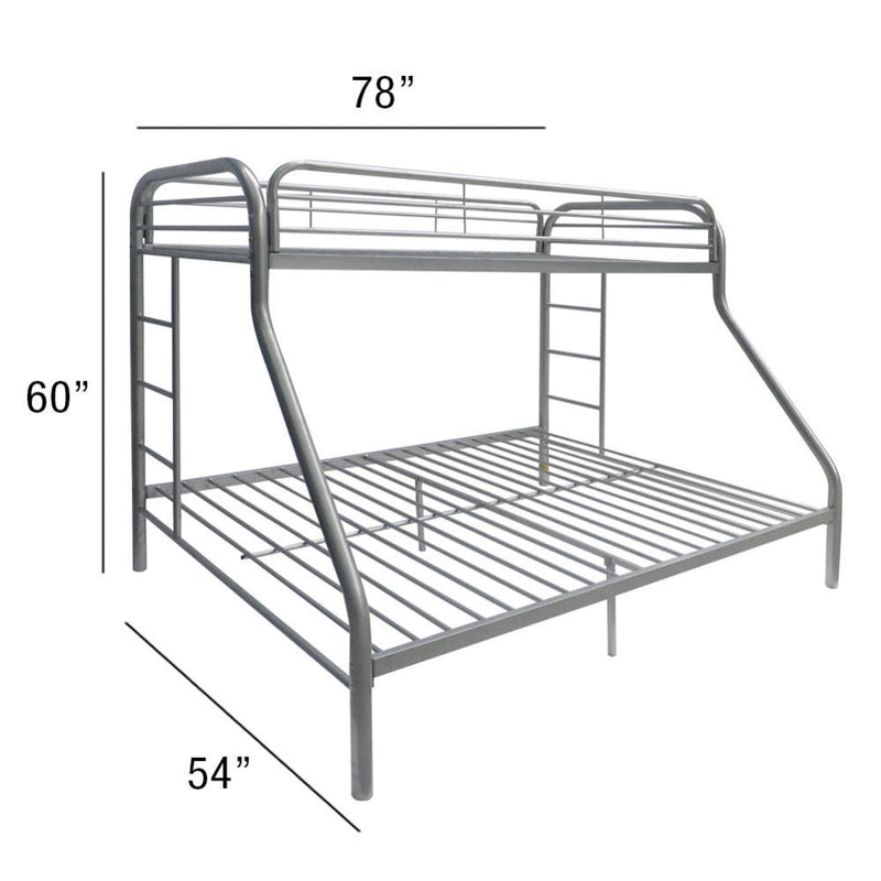 Tritan Twin/Full Bunk Bed - 02053SI