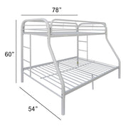 Tritan Twin/Full Bunk Bed - 02053WH