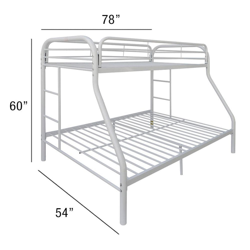 Tritan Twin/Full Bunk Bed - 02053WH
