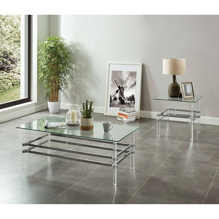 Trofa Chrome End Table - CM4351E