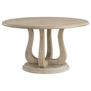 Trofello 5-piece Round Dining Table Set White Washed - 123120-S5