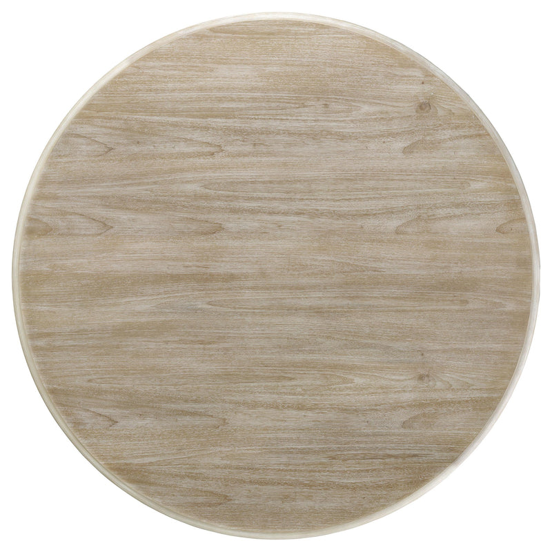 Trofello 5-piece Round Dining Table Set White Washed - 123120-S5