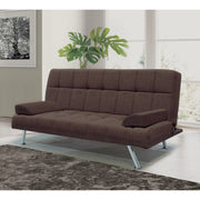 Troy 72 in. Convertible Sleeper Sofa in Brown - Gate FurnitureSleeper Sofa