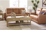 Tryanny Butterscotch Power Reclining Living Room Set - Gate FurniturePower Reclining Living Room Set