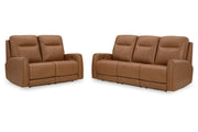 Tryanny Butterscotch Power Reclining Living Room Set - Gate FurniturePower Reclining Living Room Set
