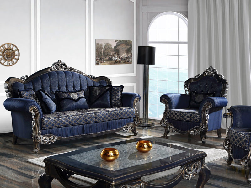 Tuana 92.5" Wide Tufted Traditional Sofa - Gate FurnitureTraditional Sofas