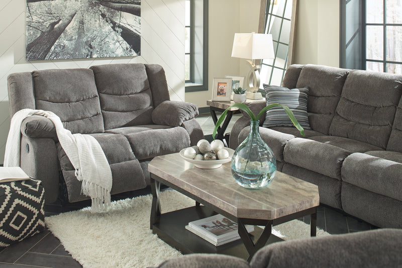 Tulen Gray Reclining Living Room Set - Gate FurnitureLiving Room Set