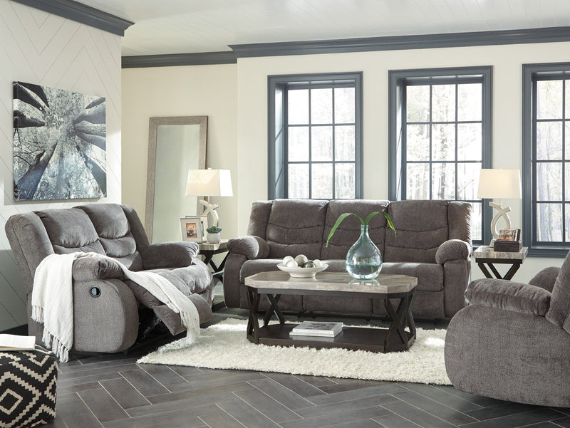 Tulen Gray Reclining Living Room Set - Gate FurnitureLiving Room Set
