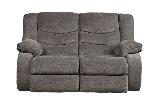 Tulen Gray Reclining Loveseat - Gate FurnitureLoveseat