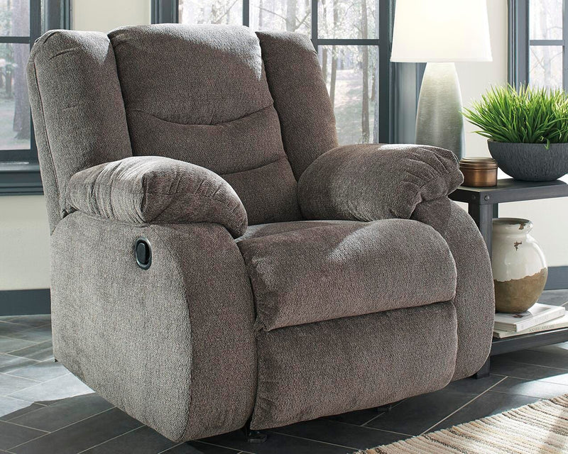 Tulen Gray Reclining Sofa and Recliner - 98606U2