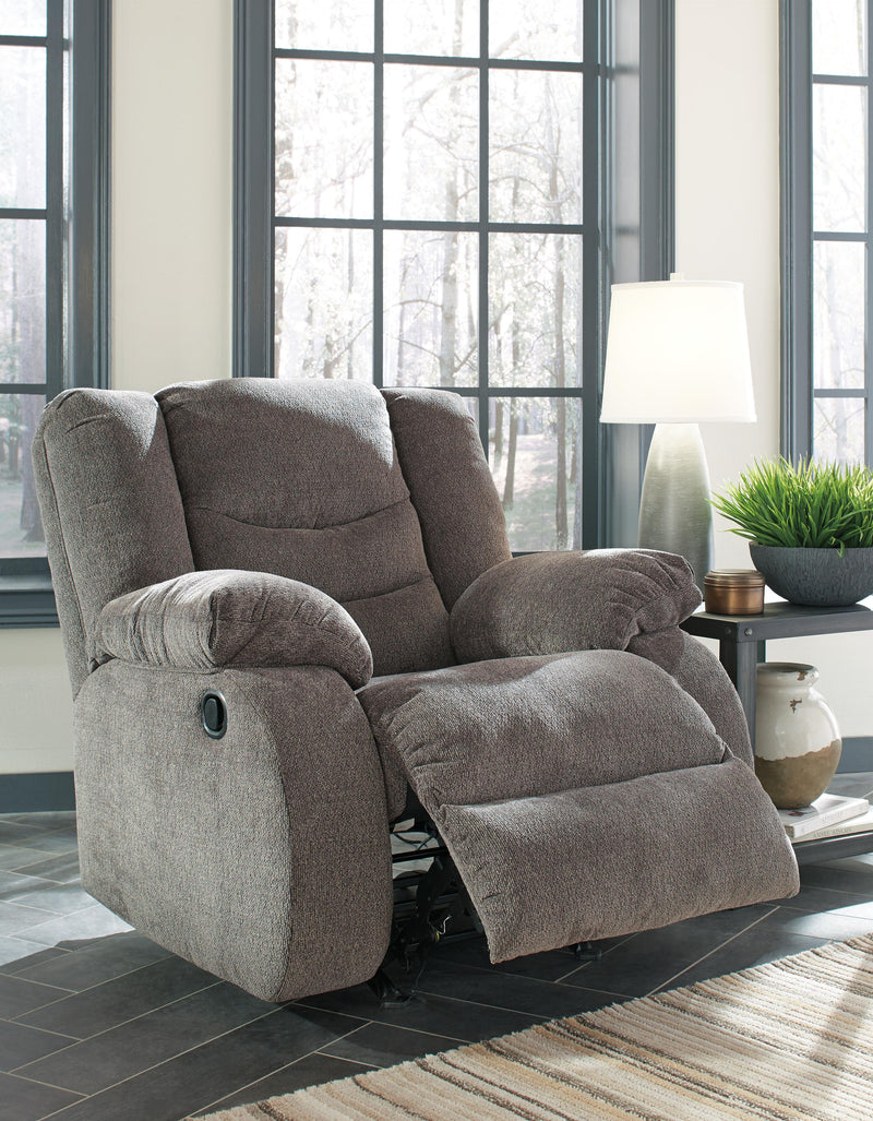 Tulen Gray Reclining Sofa and Recliner - 98606U2