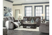 Tulen Gray Reclining Sofa - Gate FurnitureReclining Sofa