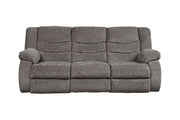 Tulen Gray Reclining Sofa - Gate FurnitureReclining Sofa