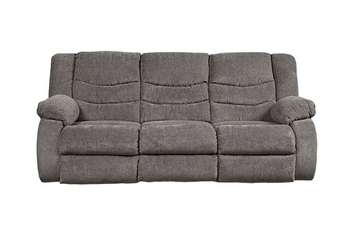 Tulen Gray Reclining Sofa - Gate FurnitureReclining Sofa