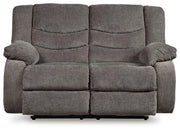 Tulen Gray Set of 2 Reclining Loveseats - 98606U5