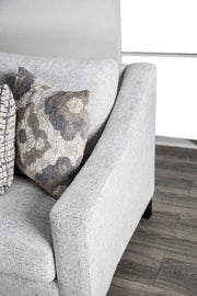 Turnham White/Black Loveseat - FM61112WH-LV