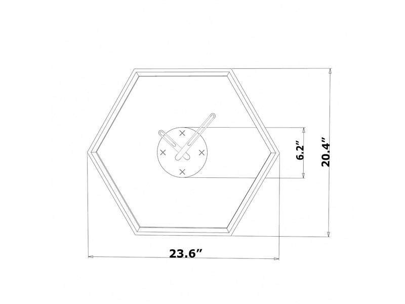 Tuva Wall Clock in Black - 760-TUV-CLO-RF190501