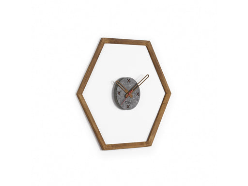 Tuva Wall Clock in Brown - 760-TUV-CLO-RF190502