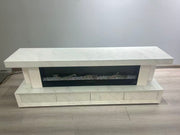 TVS122 70.9 x 15.7 x 26.4 inches Fireplace TV Stand - 210000008007