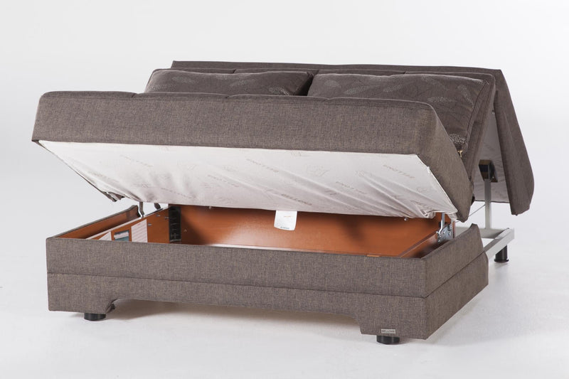 Twist Love Seat (Astoral L.Brown) 1 Piece - Gate FurnitureLoveseat