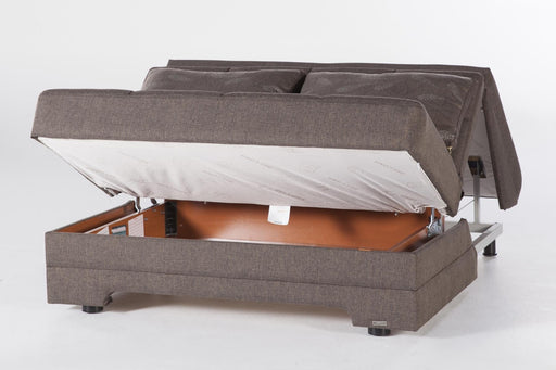 Twist Love Seat (Astoral L.Brown) 1 Piece - Gate FurnitureLoveseat