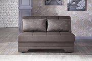 Twist Love Seat (Astoral L.Brown) 1 Piece - Gate FurnitureLoveseat