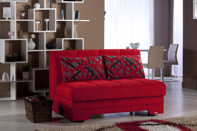 Twist Love Seat (Story Red) 1 Piece - Gate FurnitureLoveseat