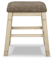 Two-tone Bolanburg Counter Height Dining Table and 4 Barstools - PKG014019