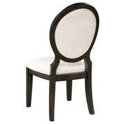 Twyla 5-piece Round Wood Dining Room Table Set Dark Cocoa - 109230-S5