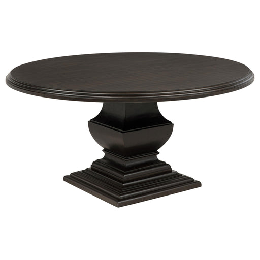 Twyla 60-inch Round Wood Dining Room Table Dark Cocoa - 109230