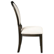 Twyla Oval Back Dining Side Chair Dark Cocoa (Set of 2) - 115102