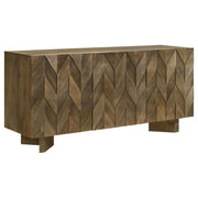 Tyler 3-door Solid Wood Sideboard Buffet Cabinet Mango Brown - 130515