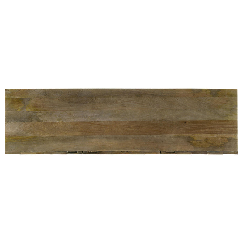 Tyler 3-door Solid Wood Sideboard Buffet Cabinet Mango Brown - 130515