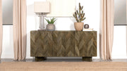 Tyler 3-door Solid Wood Sideboard Buffet Cabinet Mango Brown - 130515