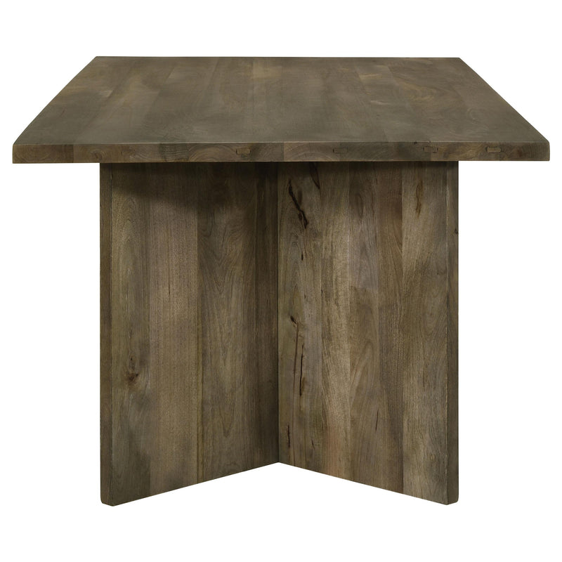 Tyler 80-inch Solid Wood Dining Table Mango Brown - 130511