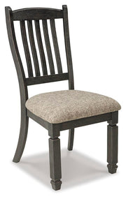 Tyler Creek Black/Grayish Brown Dining Table and 4 Chairs - D736D12