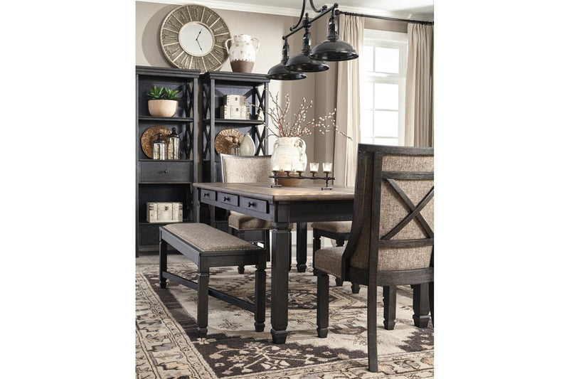 Tyler Creek Black/Gray Display Cabinet - Gate FurnitureCabinet