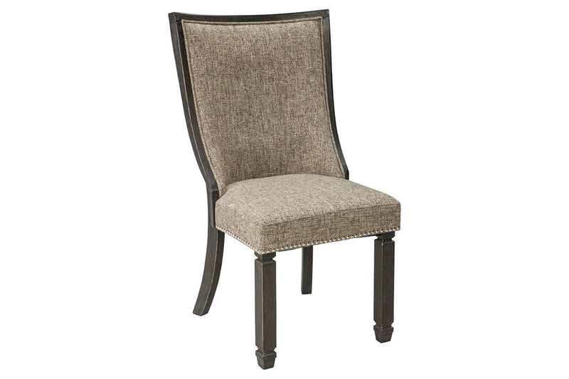 Tyler Creek Black/Grayish Brown Dining Chair (Set of 2) - Gate FurnitureDining Chair