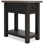 Tyler Creek Coffee Table with 2 End Tables in Grayish Brown/Black - PKG010344
