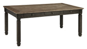 Tyler Creek Dining Table and 6 Chairs in Black/Gray - PKG000214