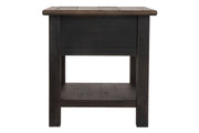 Tyler Creek Grayish Brown/Black End Table - Gate FurnitureEnd Table