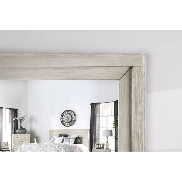 Tywyn Antique White Mirror - CM7365WH-M